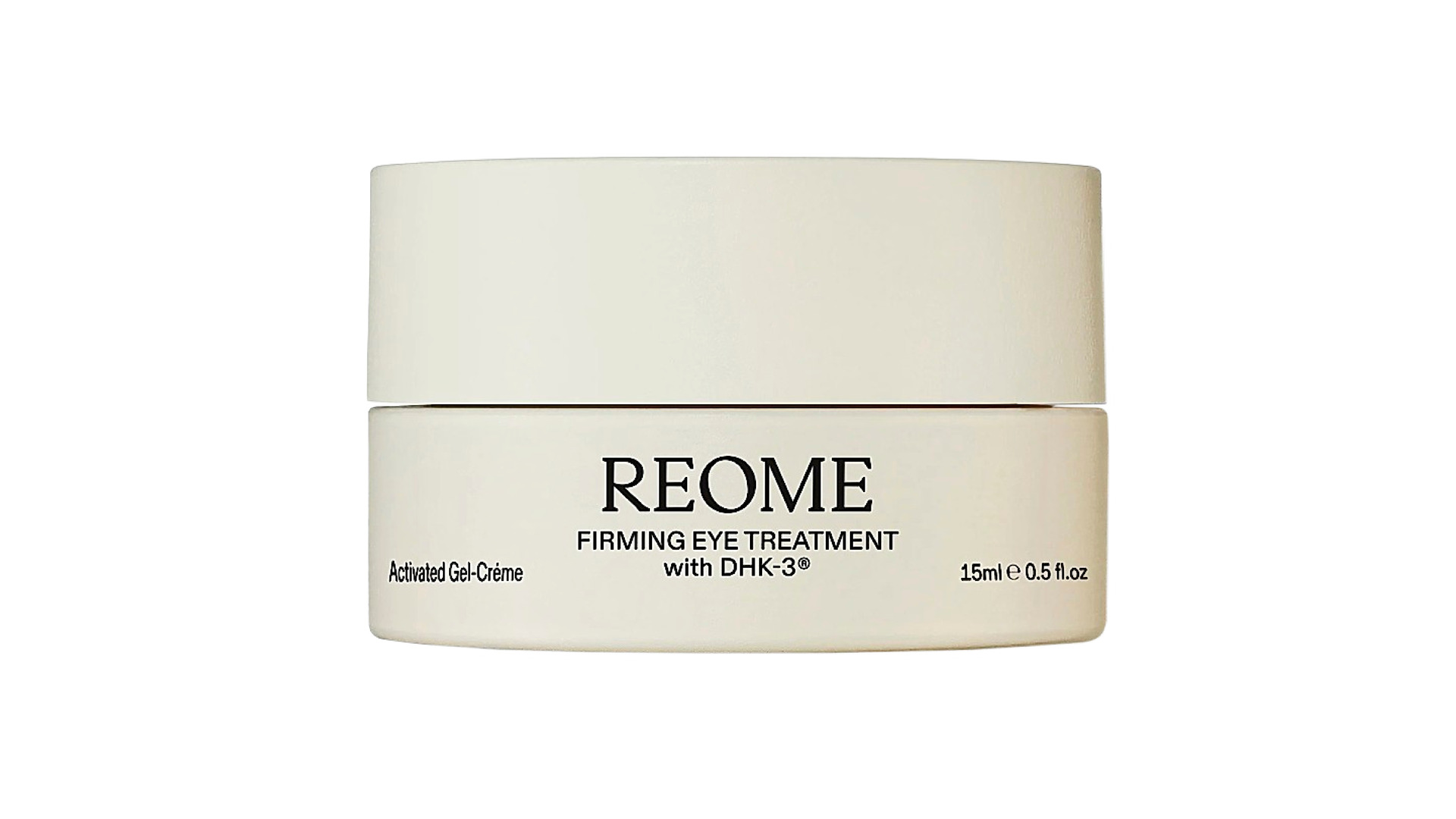 REOME firming eye treatment jar.